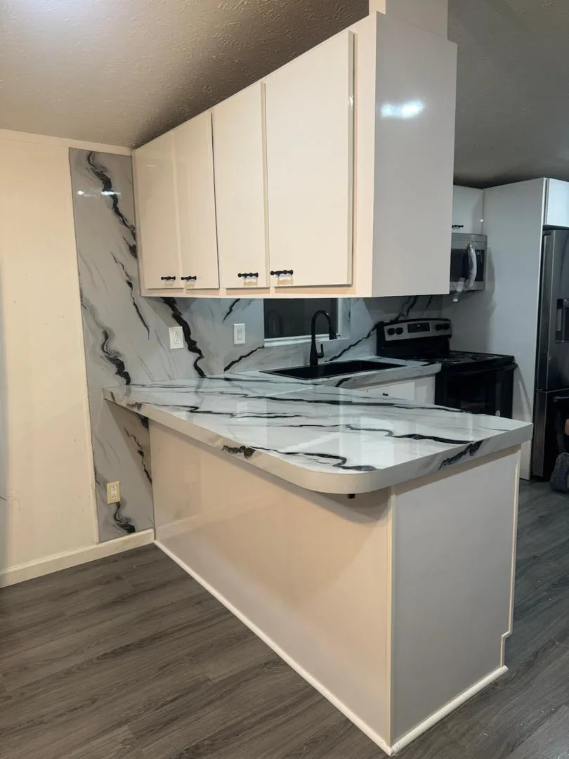 Cocina moderna con acabados premium